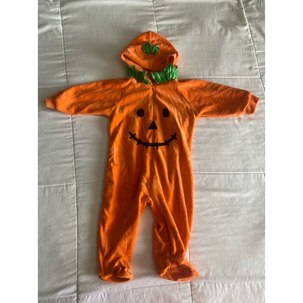 Miniwear Baby 3/6m Pumpkin Costume Sleeper
